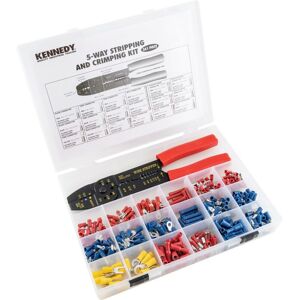 Assorted Terminals & Crimping Tool 361 Piece - Kennedy Assorted Terminals & Crimping Tool 361 Piece - Kennedy