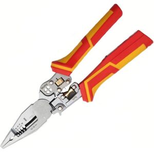 AULEDIO Automatic Wire Stripper 210 mm, Multifunction 8-in-1 Stripping Tool, Wire Stripper for AWG 18-11 (0.8–4.0 mm²), Cable Cutter, Crimping Pliers AULEDIO Automatic Wire Stripper 210 mm, Multifunction 8-in-1 Stripping Tool, Wire Stripper for AWG 18-11 (0.8–4.0 mm²), Cable Cutter, Crimping Pliers