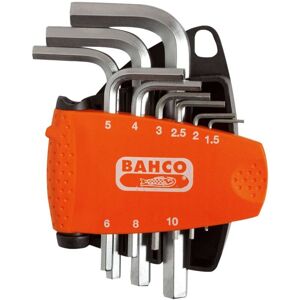 BE-9878 Metric Hex L-Key Set, 9 Piece BAHBE9878 - Bahco BE-9878 Metric Hex L-Key Set, 9 Piece BAHBE9878 - Bahco