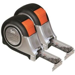 Bahco MTS-5-25-E / MTS-8-25-E Tape Measures Metric Imperial 5m 8m Twin Pack Bahco MTS-5-25-E / MTS-8-25-E Tape Measures Metric Imperial 5m 8m Twin Pack