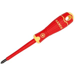 Bahco - fit Insulated Screwdriver Phillips Tip PH2 x 100mm BAH197002100 Bahco - fit Insulated Screwdriver Phillips Tip PH2 x 100mm BAH197002100