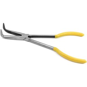 Bent Nose Pliers, Long Nose Pliers, 270mm / 11', 90 Degree Bend, for Hard to Reach Narrow Spaces Bent Nose Pliers, Long Nose Pliers, 270mm / 11', 90 Degree Bend, for Hard to Reach Narrow Spaces