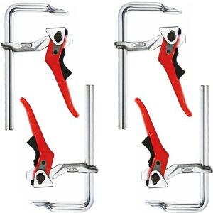 Bessey - gsh Ratchet Lever Clamps Heavy Duty 7500n Four Clamps gsh 200/100 Bessey - gsh Ratchet Lever Clamps Heavy Duty 7500n Four Clamps gsh 200/100