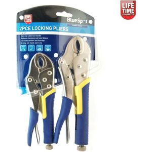 Blue Spot Tools - Bluespot 2pc Grip Wrench Vice Locking Lock Pliers Mole Grips Tools 7' & 10' Blue Spot Tools - Bluespot 2pc Grip Wrench Vice Locking Lock Pliers Mole Grips Tools 7' & 10'
