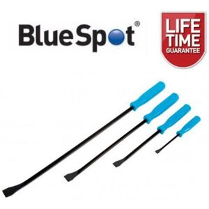 Bluespot 4pc Pry Crow Lever Bar Set - Heavy-Duty Wrecking Puller Tools Bluespot 4pc Pry Crow Lever Bar Set - Heavy-Duty Wrecking Puller Tools