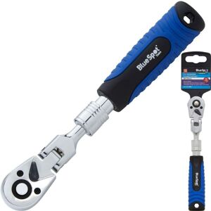 Bluespot - Socket Telescopic Flexible Ratchet Handle Quick Release 1/4' 180-230mm Bluespot - Socket Telescopic Flexible Ratchet Handle Quick Release 1/4' 180-230mm