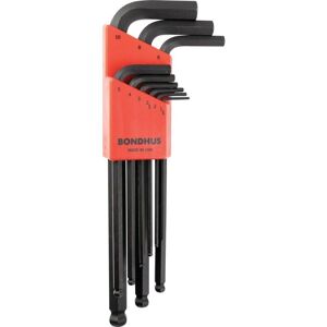 Bondhus - BLX9 Hexagon Ball End Key/L -wrench Set 1.5mm - 10mm (9 Piece) Bondhus - BLX9 Hexagon Ball End Key/L -wrench Set 1.5mm - 10mm (9 Piece)