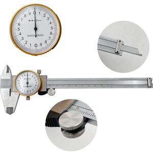 LINGHHANG Caliper with dashboard Stainless steel 150mm / 6” Supplied with box Adjustable length LINGHHANG Caliper with dashboard Stainless steel 150mm / 6” Supplied with box Adjustable length