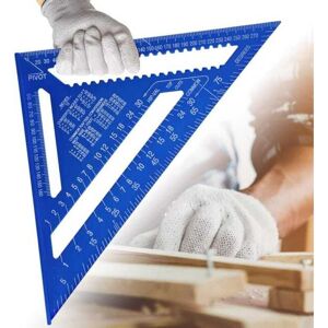 Linghhang - Carpenter's Square multi functions 300 mm Metal Aluminum Ruler Square Guide Protractor Angle 45 90 Degrees Carpenter's Tool Tool Linghhang - Carpenter's Square multi functions 300 mm Metal Aluminum Ruler Square Guide Protractor Angle 45 90 Degrees Carpenter's Tool Tool