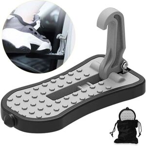 WOIYIC Car Door Pedal, Car Door Pedal Foot Nail u Car Door Latch Hook Pedal Pedal, with Auxiliary Pedal with Safety Hammer (16cm, Silver) WOIYIC Car Door Pedal, Car Door Pedal Foot Nail u Car Door Latch Hook Pedal Pedal, with Auxiliary Pedal with Safety Hammer (16cm, Silver)