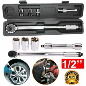 Briefness - Car Torque Wrench Spanner Kit Hand Tool 1/2' 28-210Nm Socket Set 17 19 21mm Tool Briefness - Car Torque Wrench Spanner Kit Hand Tool 1/2' 28-210Nm Socket Set 17 19 21mm Tool