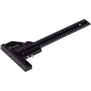 WOIYIC Carpentry Ruler, Multifunctional Woodworking Scribing Ruler, Aluminum T-Shaped Ruler, Scribing Device, 0-280mm Measuring Tool, Accurate Measurement WOIYIC Carpentry Ruler, Multifunctional Woodworking Scribing Ruler, Aluminum T-Shaped Ruler, Scribing Device, 0-280mm Measuring Tool, Accurate Measurement