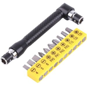 Ccykxa - 10pcs Screwdriver L-Shaped Extension Handle Double Head Hex Socket Screwdriver Torx Slotted Screwdriver Kit Hand Tool Ccykxa - 10pcs Screwdriver L-Shaped Extension Handle Double Head Hex Socket Screwdriver Torx Slotted Screwdriver Kit Hand Tool