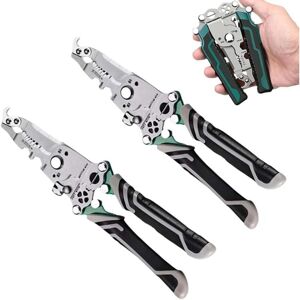 CCYKXA 18-in-1 Folding Wire Stripper - Wire Cutter - Crimping Pliers - Wire Stripper - Wiring Tools and Multi-Function Hand Tool CCYKXA 18-in-1 Folding Wire Stripper - Wire Cutter - Crimping Pliers - Wire Stripper - Wiring Tools and Multi-Function Hand Tool