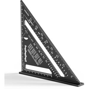 Ccykxa - 180mm Carpenter Square, Aluminum Ruler, 45 90 Degree Thickened Triangular Carpenter Squares, High Precision Measuring Tool, for Carpenter, Ccykxa - 180mm Carpenter Square, Aluminum Ruler, 45 90 Degree Thickened Triangular Carpenter Squares, High Precision Measuring Tool, for Carpenter,