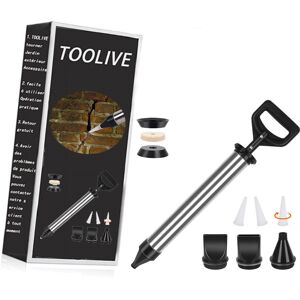 Toolive - Cement Caulking Gun Set,Professional Mortar Grouting Pump with 4 Nozzle,Multifunction Caulking Tool for Cement Lime Toolive - Cement Caulking Gun Set,Professional Mortar Grouting Pump with 4 Nozzle,Multifunction Caulking Tool for Cement Lime