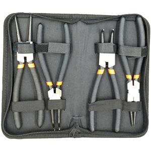 TLILY Circlip Pliers Set Internal External Ring Remover Installation Tool Straight/Curved Jaw Tip Precision Spring Loaded TLILY Circlip Pliers Set Internal External Ring Remover Installation Tool Straight/Curved Jaw Tip Precision Spring Loaded