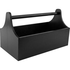 CREATIVE DECO Wooden Tool Box with Handle 34 x 18 x 20.5 cm – Black CREATIVE DECO Wooden Tool Box with Handle 34 x 18 x 20.5 cm – Black