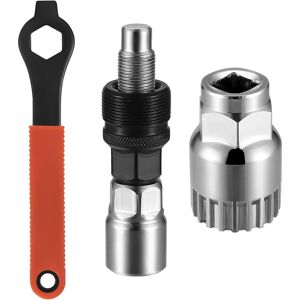 CSPARKV Bike Crank Extractor, Bicycle Repair Tool mtb Bottom Bracket Remover, with 16mm Wrench, Bike Bottom Bracket Remover Repair Kit, for Disassembling CSPARKV Bike Crank Extractor, Bicycle Repair Tool mtb Bottom Bracket Remover, with 16mm Wrench, Bike Bottom Bracket Remover Repair Kit, for Disassembling