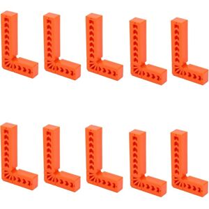 Csparkv - Corner Clamp Squares, 10 Pcs 3 Inch 90° Right Angle Clamp, Engineering Plastic Auxiliary Positioner for Woodworking Splicing Positioning Csparkv - Corner Clamp Squares, 10 Pcs 3 Inch 90° Right Angle Clamp, Engineering Plastic Auxiliary Positioner for Woodworking Splicing Positioning