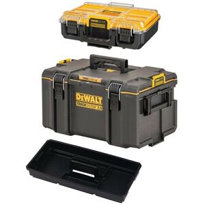 Dewalt - Tough System 2.0 DS300 Stackable Toolbox Case + 1/2 Width Deep Organiser Dewalt - Tough System 2.0 DS300 Stackable Toolbox Case + 1/2 Width Deep Organiser