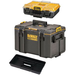 Dewalt - Tough System 2.0 DS400 Stackable Toolbox Case + 1/2 Width Deep Organiser Dewalt - Tough System 2.0 DS400 Stackable Toolbox Case + 1/2 Width Deep Organiser