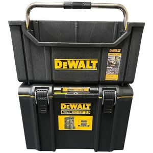 Dewalt Toughsystem 2.0 DS280 Tote Tool Box + DS400 Stackable Organiser Toolbox Dewalt Toughsystem 2.0 DS280 Tote Tool Box + DS400 Stackable Organiser Toolbox