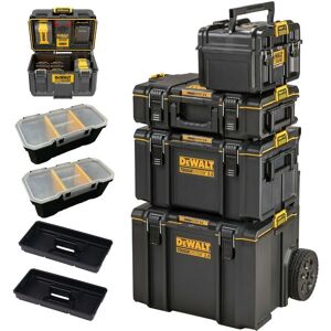 Dewalt - Toughsystem Charger Box DS450 Rolling Mobile Tool Storage Box Trolley 4PC Dewalt - Toughsystem Charger Box DS450 Rolling Mobile Tool Storage Box Trolley 4PC
