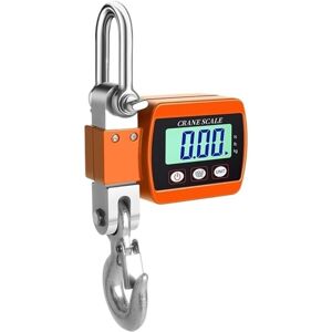 Gotrays - Digital Crane Scale 1000lb 500kg Hanging Scale Industrial Scale,Orange Gotrays - Digital Crane Scale 1000lb 500kg Hanging Scale Industrial Scale,Orange