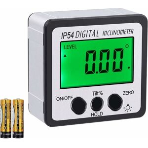 BRIDAY Digital Inclinometer Level Protractor 4x90° Sighting Angle Green Backlight Angle Magnetic Base Bevel Level Gauge with Battery Screwdriver User Manual BRIDAY Digital Inclinometer Level Protractor 4x90° Sighting Angle Green Backlight Angle Magnetic Base Bevel Level Gauge with Battery Screwdriver User Manual