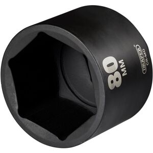 Draper HI-TORQ® 80mm Deep Impact Socket, 1-Inch Drive, Single Hex, Heavy-Duty Power Tool Accessory Draper HI-TORQ® 80mm Deep Impact Socket, 1-Inch Drive, Single Hex, Heavy-Duty Power Tool Accessory