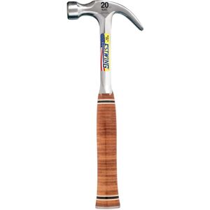 Draper 23513 Estwing E20C Curved Claw Hammer with Leather Grip, 20oz/560g Draper 23513 Estwing E20C Curved Claw Hammer with Leather Grip, 20oz/560g