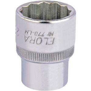 Draper 23mm 1/2 Square Drive Elora Bi-Hexagon Socket (24682) Draper 23mm 1/2 Square Drive Elora Bi-Hexagon Socket (24682)