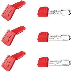 Draper 25156 KNIPEX 00 63 06 TCR TetheredTool Clips + ColorCode Clips Red, 3 Pieces Each, 122mm Draper 25156 KNIPEX 00 63 06 TCR TetheredTool Clips + ColorCode Clips Red, 3 Pieces Each, 122mm
