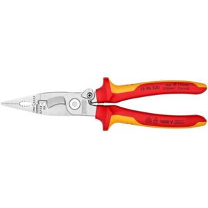 Draper 25886 KNIPEX 13 96 200 SB Pliers for Electrical Installation Insulated with Multi-Component Grips, 200mm Draper 25886 KNIPEX 13 96 200 SB Pliers for Electrical Installation Insulated with Multi-Component Grips, 200mm