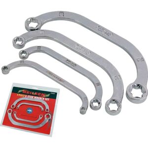 Neilsen 4pc E Star C Shaped Half Moon Obstruction Spanner Set Metric E6 - E24 Neilsen 4pc E Star C Shaped Half Moon Obstruction Spanner Set Metric E6 - E24