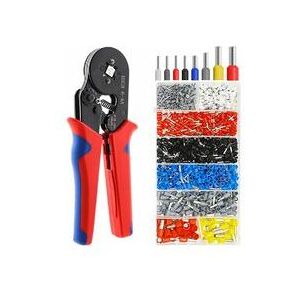 Tonchean - Electrician Crimping Pliers Crimping Pliers Kit, Wiring Terminal Crimping Tool Electrical Terminals to Crimp 1200 Terminals 0.5-10mm² for Tonchean - Electrician Crimping Pliers Crimping Pliers Kit, Wiring Terminal Crimping Tool Electrical Terminals to Crimp 1200 Terminals 0.5-10mm² for