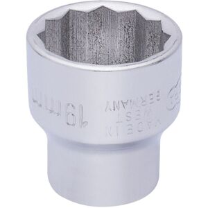 19mm 3/8 Square Drive Elora Bi-Hexagon Socket (25953) 19mm 3/8 Square Drive Elora Bi-Hexagon Socket (25953)