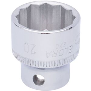 20mm 3/8 Square Drive Elora Bi-Hexagon Socket (25961) 20mm 3/8 Square Drive Elora Bi-Hexagon Socket (25961)