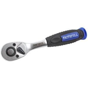 Faithfull - 1/4in Drive Quick Release Ratchet Handle FAISOCRAT14Q Faithfull - 1/4in Drive Quick Release Ratchet Handle FAISOCRAT14Q
