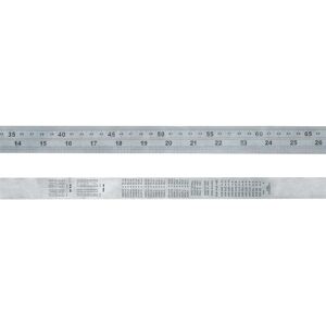 Steel Rule 1m / 39in x 30mm FAIRULE1000S - Faithfull Steel Rule 1m / 39in x 30mm FAIRULE1000S - Faithfull