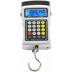 Aougo - Fish Scale, Backlit lcd Display, 50kg Fishing Scale with Tape Measure, Electronic Scale, Digital Post Fishing Hook Scale Aougo - Fish Scale, Backlit lcd Display, 50kg Fishing Scale with Tape Measure, Electronic Scale, Digital Post Fishing Hook Scale