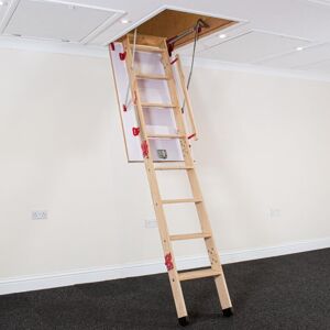 BPS ACCESS SOLUTIONS 1280mm x 700mm Grand Wooden Loft Ladder BPS ACCESS SOLUTIONS 1280mm x 700mm Grand Wooden Loft Ladder