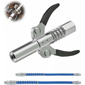 Grease gun tip, electric manual pneumatic grease pump with hose, grease pump G-joint fits all types of grease guns (double handle) YMYNY Grease gun tip, electric manual pneumatic grease pump with hose, grease pump G-joint fits all types of grease guns (double handle) YMYNY