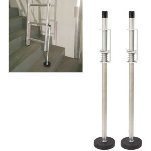 2PCS Adjustable Ladder Leveler, 60cm Ladder Leveling Feet for Stable Platform and Level Ground - Groofoo 2PCS Adjustable Ladder Leveler, 60cm Ladder Leveling Feet for Stable Platform and Level Ground - Groofoo