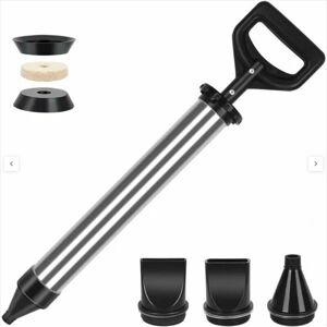 TORMATOR Grout gun for mortar - Stainless steel mortar pump, mortar syringe - Manual, with 4 nozzles TORMATOR Grout gun for mortar - Stainless steel mortar pump, mortar syringe - Manual, with 4 nozzles