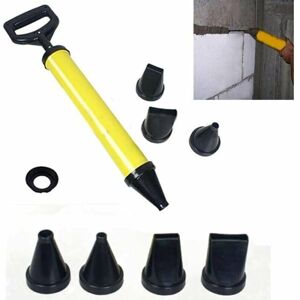 Gotrays - Grout gun mortar mortar press mortar syringe mortar pump + 4 nozzle accessories Gotrays - Grout gun mortar mortar press mortar syringe mortar pump + 4 nozzle accessories