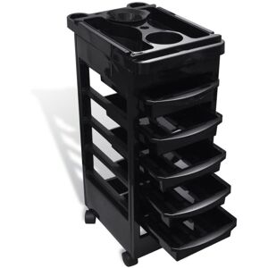 Hair Salon Plastic Trolley with Wheels Vidaxl Hair Salon Plastic Trolley with Wheels Vidaxl