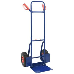 Hand Trolley Blue and Red 49.5 x 53 x 114 cm Steel vidaXL Hand Trolley Blue and Red 49.5 x 53 x 114 cm Steel vidaXL