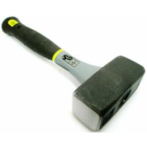 Toolzone - Lump Hammer 2kg 4lb tpr Handle Sledge Club Heavy Duty Rubber Grip New HM077 Toolzone - Lump Hammer 2kg 4lb tpr Handle Sledge Club Heavy Duty Rubber Grip New HM077